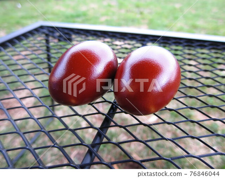 Smoked egg with shell 76846044