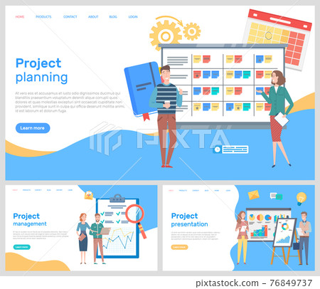 Project planning with team. Partnership management. Project presentation Project planning with team. Partnership management. Project presentation 76849737