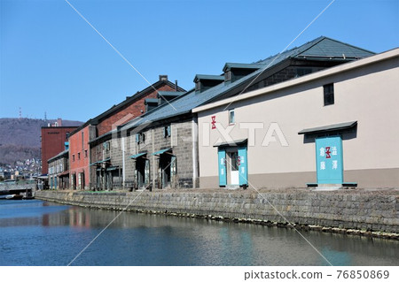 小樽運河(北海道小樽市) 小樽運河(北海道小樽市) 76850869