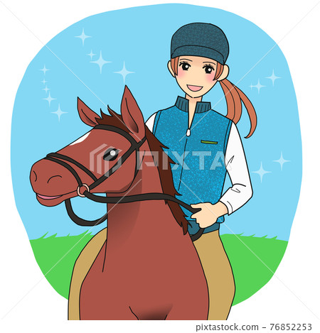 騎馬的婦女 騎馬的婦女 76852253