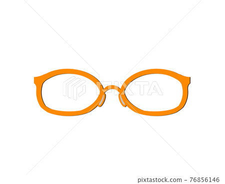 Orange glasses 76856146