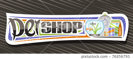 Vector banner for Pet Shop Vector banner for Pet Shop 76856793