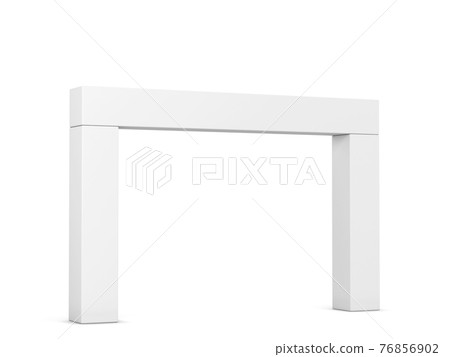 Blank event arch mockup 76856902