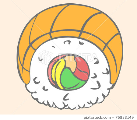 sushi salmon roll sushi salmon roll 76858149