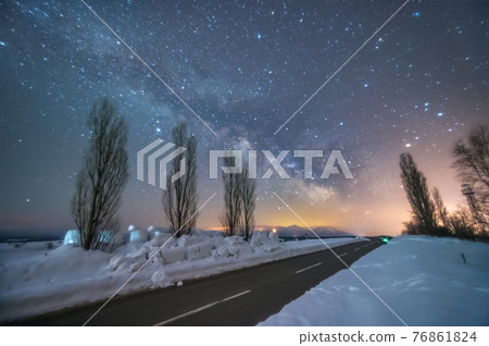 美瑛鎮春天銀河 76861824