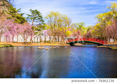 春天湯澤中央公園 春天湯澤中央公園 76862136
