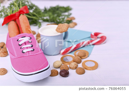 Traditional Dutch holiday for children Sinterklaas. Winter holidays in Europe and the Netherlands 76864055