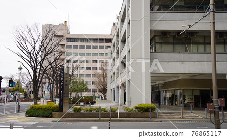 In front of the Silk Center, Yokohama Port In front of the Silk Center, Yokohama Port 76865117