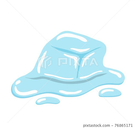 Comic cartoon illustration vector of ice cubes, cold transparent frozen melting Comic cartoon illustration vector of ice cubes, cold transparent frozen melting 76865171