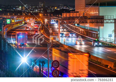 《Tokyo》 Traffic logistics image ・ Tomei Expressway 《Near Tokyo Interchange》 76866281