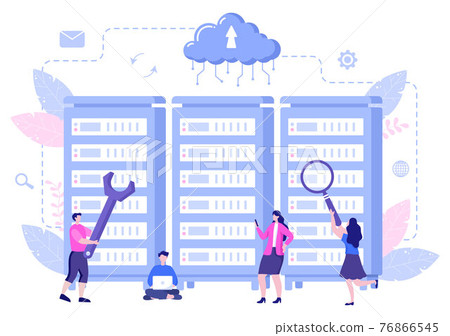 Data Cloud Private Illustration To Access Hosting or Database And Data Protection. Internet Cyber Security Shield Business Data Cloud Private Illustration To Access Hosting or Database And Data Protection. Internet Cyber Security Shield Business 76866545