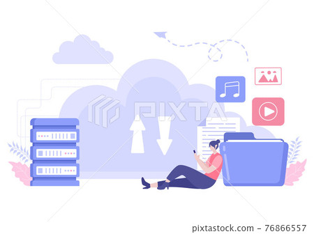 Cloud Backup Storage illustration of Computer System For Information Sharing, Hosting, Saving, Copying File, Server, and Data Center Cloud Backup Storage illustration of Computer System For Information Sharing, Hosting, Saving, Copying File, Server, and Data Center 76866557