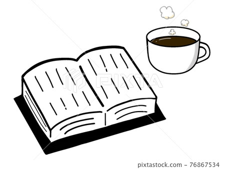 Books and hot drinks Books and hot drinks 76867534