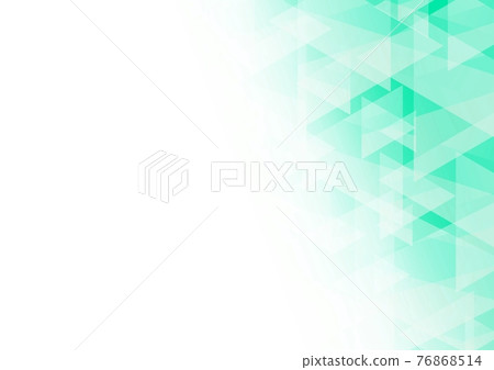 具有重疊綠色三角形 11 號的抽象背景 76868514