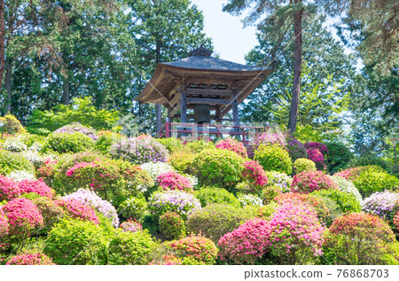 青梅市鹽船觀音鐘樓（鐘樓）杜鵑花節 76868703