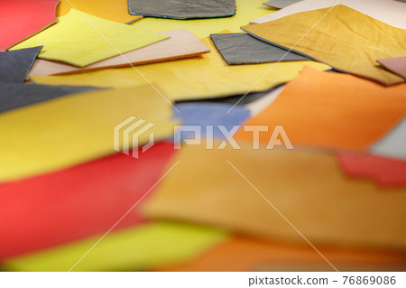 Colorful leather 76869086