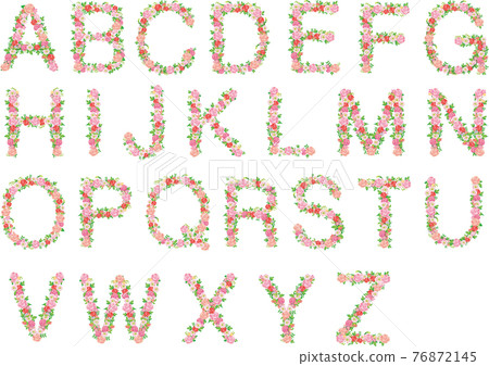 字母花字母 76872145