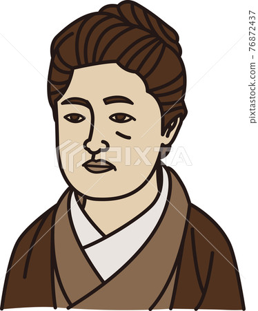 棕褐色明治時代阿姨 76872437