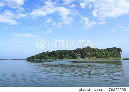 Xibulan Island Shiqiu Island Xiuguluan River Hualien Taiwan 76876068