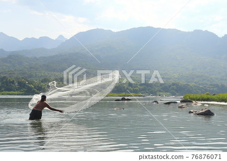 八卦網 秀姑巒溪 花蓮 八卦網 秀姑巒溪 花蓮 76876071