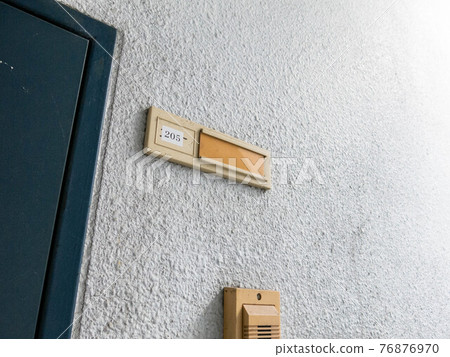 Nameplate of the apartment Nameplate of the apartment 76876970