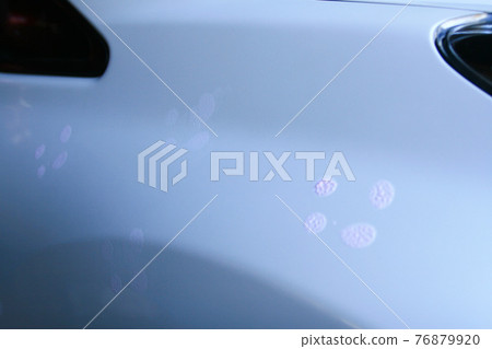 Immediately before waxing the fender part 76879920