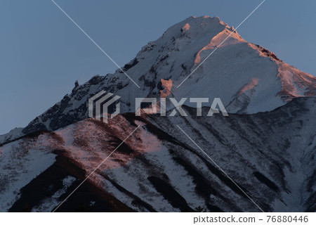 View of Mt. Rishiri of Arventrot from Himenuma 76880446