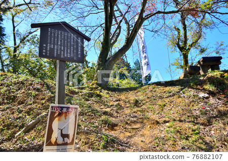 Sekigahara Ancient Battlefield Hideaki Kobayakawa View the battlefield from Mt. Matsuo 76882107