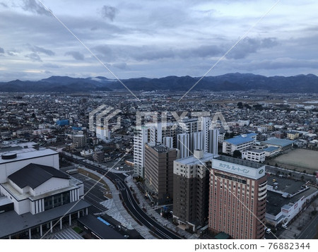 Yamagata City at Dawn Yamagata City at Dawn 76882344