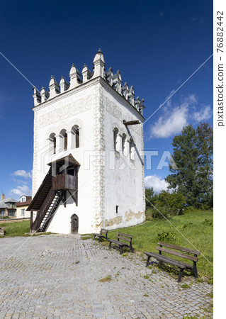 bell tower in Strazky near Spiska Bela, Slovakia 76882442