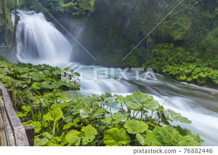 Marmore falls, Cascata delle Marmore, in Umbria region, Italy 76882446