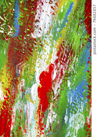 Background from different strokes of red, yellow, green and blue paint Background from different strokes of red, yellow, green and blue paint 76882857