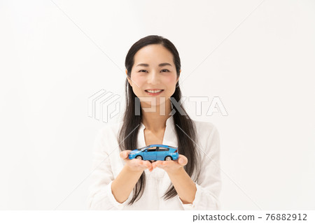中號女迷你車車 76882912