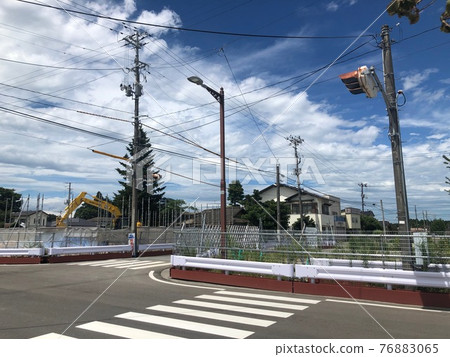 2020 年 8 月拍攝的與之森站附近的難返區 76883065
