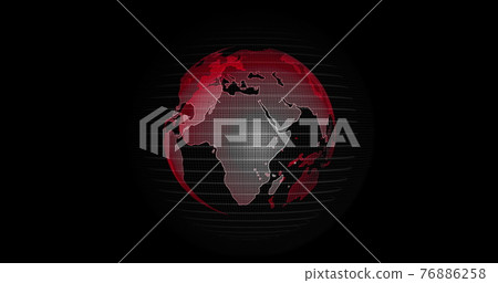 Big data 3d Earth. Binary code surrounding globe rotating. Retro digital Earth. Digital data globe,abstract 3D rendering of data network surrounding planet earth. Red Earth View From Outer Space. Big data 3d Earth. Binary code surrounding globe rotating. Retro digital Earth. Digital data globe,abstract 3D rendering of data network surrounding planet earth. Red Earth View From Outer Space. 76886258