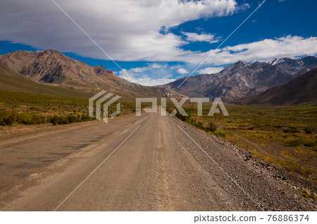 Andes near Las Lenas 76886374