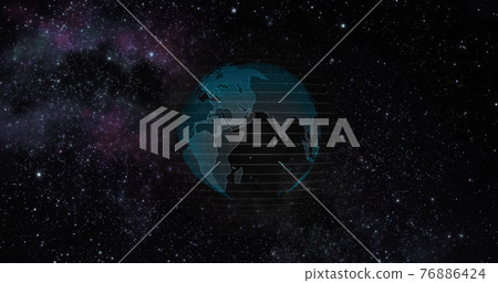 Big data 3d Earth. Binary code surrounding globe rotating. Retro digital Earth. Digital data globe,abstract 3D rendering of data network surrounding planet earth. Earth View From Outer Space Big data 3d Earth. Binary code surrounding globe rotating. Retro digital Earth. Digital data globe,abstract 3D rendering of data network surrounding planet earth. Earth View From Outer Space 76886424