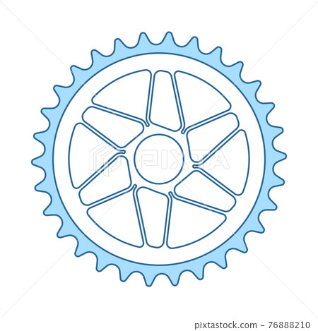 Bike Gear Star Icon Bike Gear Star Icon 76888210