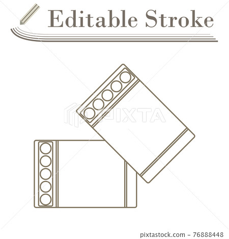 Business Cufflink Icon 76888448