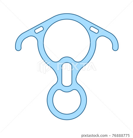 Alpinist Descender Icon Alpinist Descender Icon 76888775