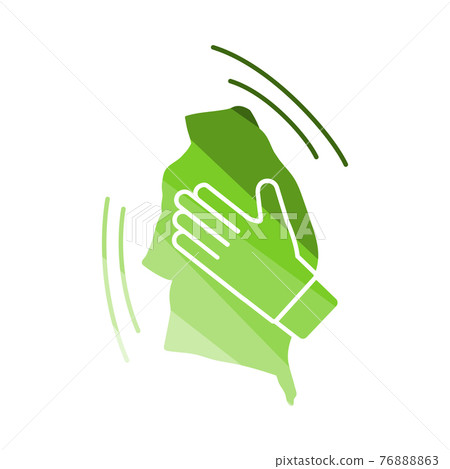 Wet Cleaning Icon Wet Cleaning Icon 76888863