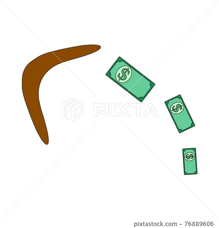 Cashback Boomerang Icon Cashback Boomerang Icon 76889606