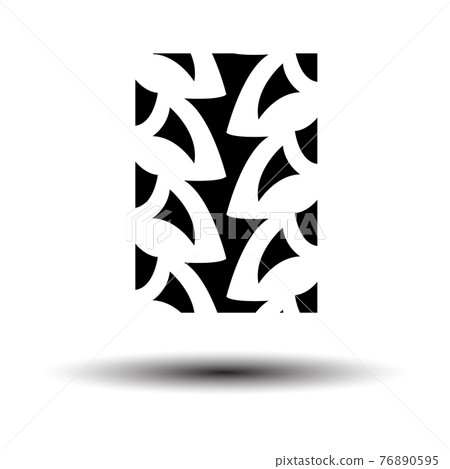 Bike Tyre Print Icon Bike Tyre Print Icon 76890595
