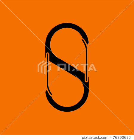 Alpinist Double Sided Carabine Icon Alpinist Double Sided Carabine Icon 76890653