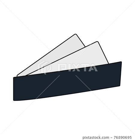 Business Handkerchief Icon Business Handkerchief Icon 76890695