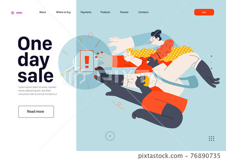 Discounts, sale, promotion, web template. Flat vector Discounts, sale, promotion, web template. Flat vector 76890735