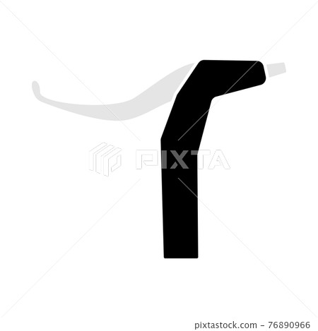 Bike HandleBar Brake Icon 76890966