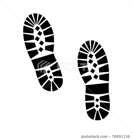 Boot Print Icon 76891156