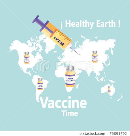 Vaccination in the world 76891792