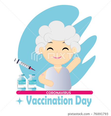 Vaccination day illustration 76891793
